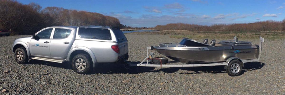 Operating only requires a 4x4 access to river banks