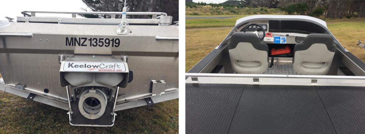 See Video clip of the SJX1 in action on the Oreti River
